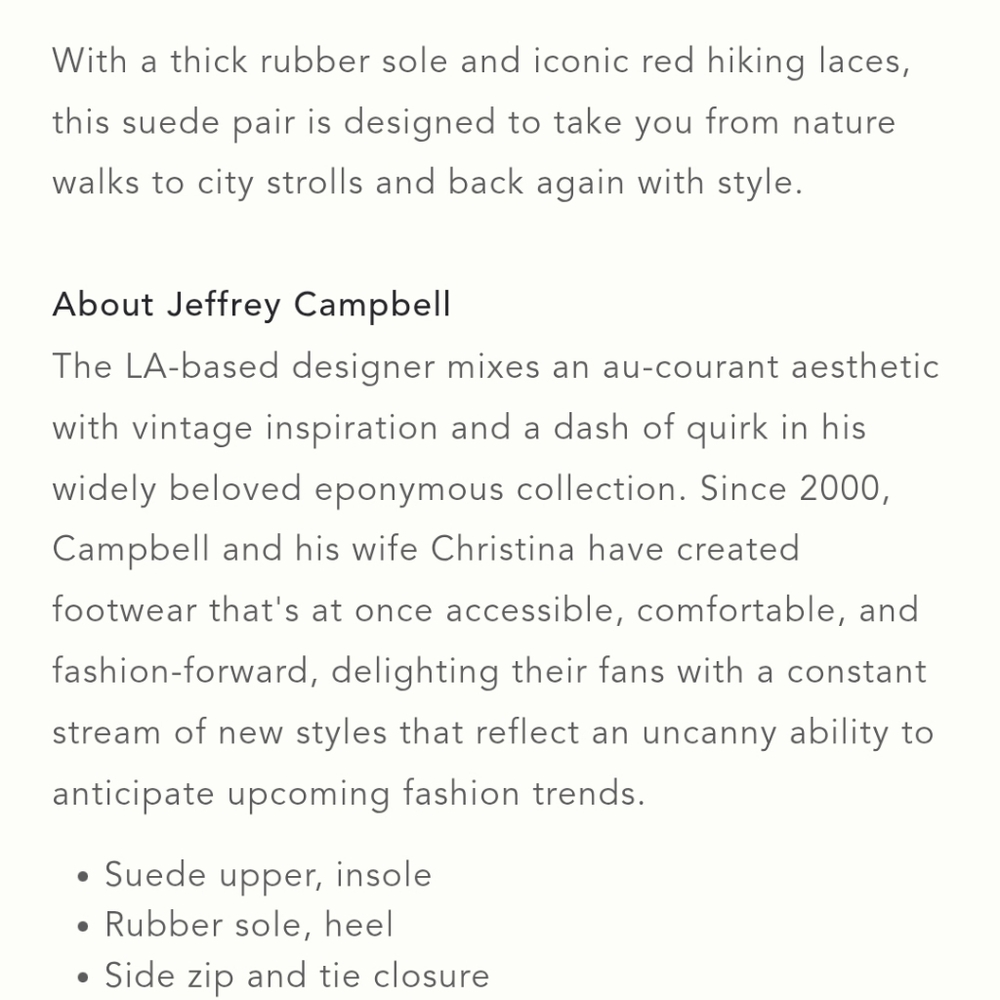 Jeffeey Campbell Finches Hiking Boots - Dark Beige Suede - Picture 5 of 13